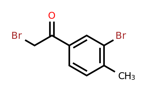 CAS 60208-05-1 | 2-Bromo-1-(3-bromo-4-methyl-phenyl)-ethanone