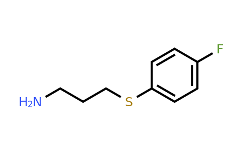 CAS 60289-57-8 | 1-[(3-Aminopropyl)sulfanyl]-4-fluorobenzene
