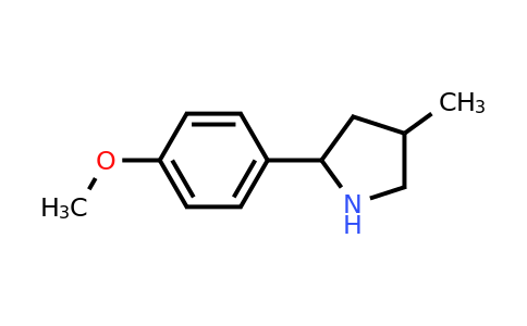 CAS 603068-27-5 | 2-(4-methoxyphenyl)-4-methylpyrrolidine