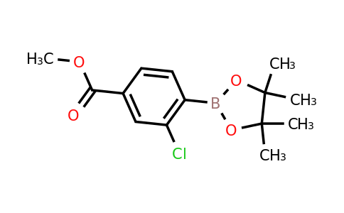 CAS 603122-78-7 | Methyl 3-chloro-4-(4,4,5,5-tetramethyl-1,3,2-dioxaborolan-2-YL)benzoate
