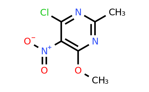 CAS 60331-15-9 | 4-Chloro-6-methoxy-2-methyl-5-nitropyrimidine