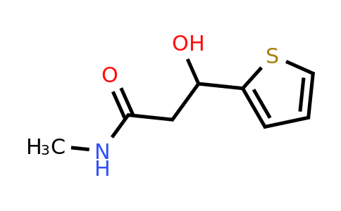 CAS 603996-87-8 | 3-Hydroxy-N-methyl-3-(thiophen-2-yl)propanamide