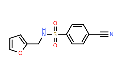 CAS 603999-00-4 | 4-Cyano-N-(Furan-2-Ylmethyl)Benzene-1-Sulfonamide