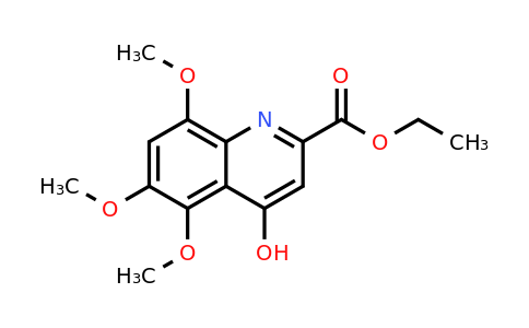 CAS 6046-71-5 | Ethyl 4-hydroxy-5,6,8-trimethoxyquinoline-2-carboxylate