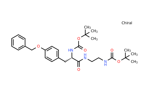 CAS 6047-25-2 | tert-butyl (S)-(3-(4-(benzyloxy)phenyl)-1-((2-((tert-butoxycarbonyl)amino)ethyl)amino)-1-oxopropan-2-yl)carbamate