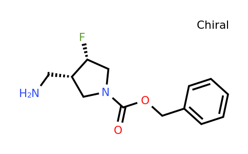 CAS 604798-51-8 | benzyl (3S,4S)-3-(aminomethyl)-4-fluoropyrrolidine-1-carboxylate