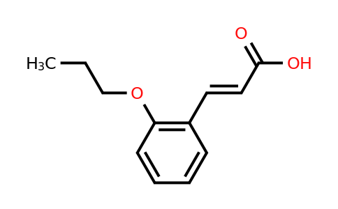 CAS 60491-05-6 | (2E)-3-(2-propoxyphenyl)prop-2-enoic acid
