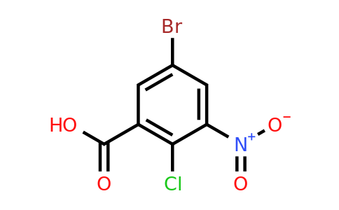 CAS 60541-88-0 | 5-bromo-2-chloro-3-nitrobenzoic acid