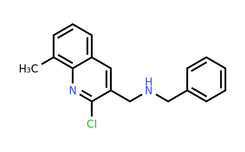 CAS 606095-53-8 | N-Benzyl-1-(2-chloro-8-methylquinolin-3-yl)methanamine