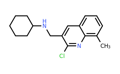 CAS 606095-54-9 | N-((2-Chloro-8-methylquinolin-3-yl)methyl)cyclohexanamine