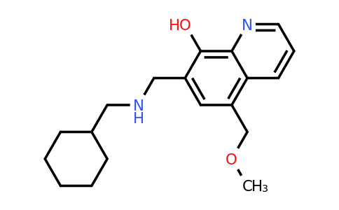 CAS 6063-50-9 | 7-(((Cyclohexylmethyl)amino)methyl)-5-(methoxymethyl)quinolin-8-ol