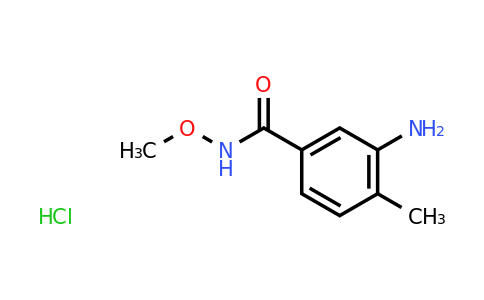 CAS 607738-97-6 | 3-Amino-N-methoxy-4-methylbenzamide hydrochloride