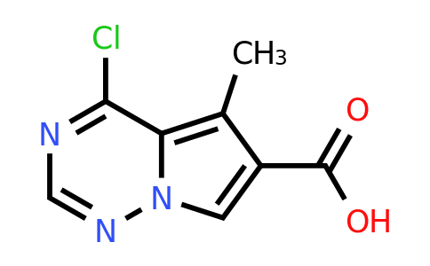 CAS 607738-99-8 | 4-chloro-5-methylpyrrolo[2,1-f][1,2,4]triazine-6-carboxylic acid