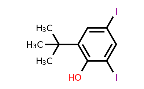 CAS 60803-26-1 | 2-(tert-butyl)-4,6-diiodophenol