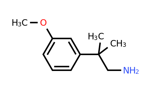 CAS 60812-46-6 | 2-(3-methoxyphenyl)-2-methylpropan-1-amine