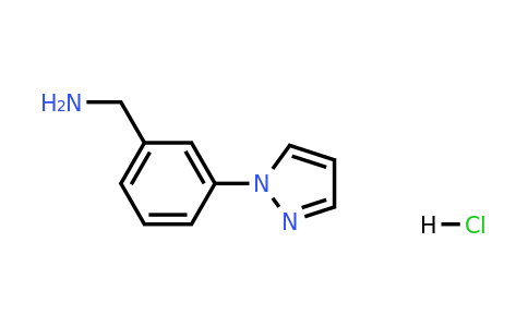 CAS 608515-39-5 | (3-(1H-Pyrazol-1-yl)phenyl)methanamine hydrochloride(1:x)