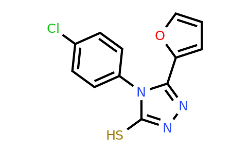 CAS 60870-39-5 | 4-(4-chlorophenyl)-5-(furan-2-yl)-4H-1,2,4-triazole-3-thiol