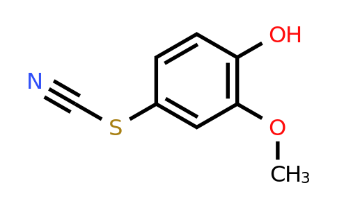 CAS 6096-21-5 | [(4-hydroxy-3-methoxyphenyl)sulfanyl]formonitrile