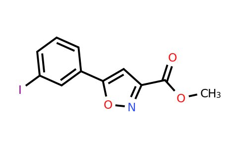 CAS 609848-44-4 | Methyl 5-(3-iodophenyl)isoxazole-3-carboxylate
