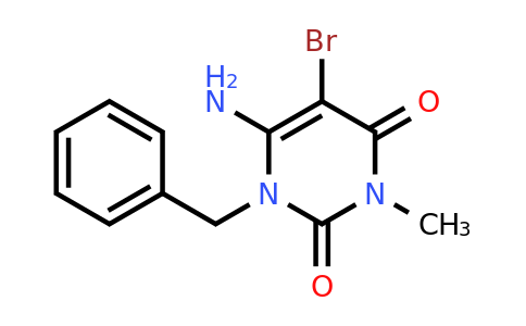 CAS 610259-81-9 | 6-amino-1-benzyl-5-bromo-3-methyl-1,2,3,4-tetrahydropyrimidine-2,4-dione
