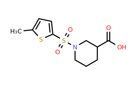 CAS 610261-43-3 | 1-[(5-methylthiophen-2-yl)sulfonyl]piperidine-3-carboxylic acid