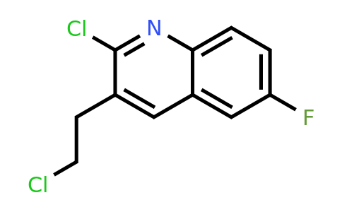 CAS 610261-48-8 | 2-Chloro-3-(2-chloroethyl)-6-fluoroquinoline