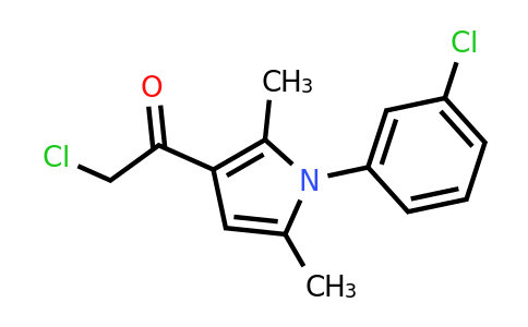 CAS 610274-29-8 | 2-chloro-1-[1-(3-chlorophenyl)-2,5-dimethyl-1H-pyrrol-3-yl]ethan-1-one