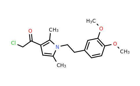 CAS 610274-31-2 | 2-chloro-1-{1-[2-(3,4-dimethoxyphenyl)ethyl]-2,5-dimethyl-1H-pyrrol-3-yl}ethan-1-one