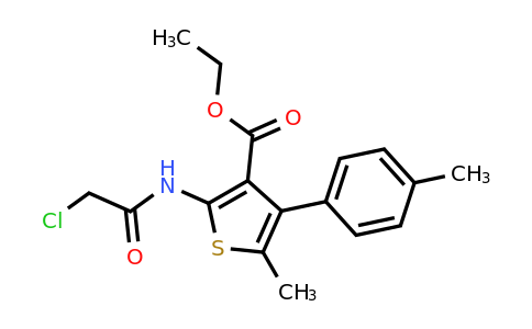CAS 610274-65-2 | ethyl 2-(2-chloroacetamido)-5-methyl-4-(4-methylphenyl)thiophene-3-carboxylate