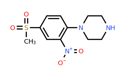 CAS 610275-77-9 | 1-(4-methanesulfonyl-2-nitrophenyl)piperazine