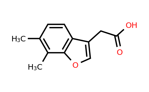 CAS 610277-17-3 | 2-(6,7-dimethyl-1-benzofuran-3-yl)acetic acid