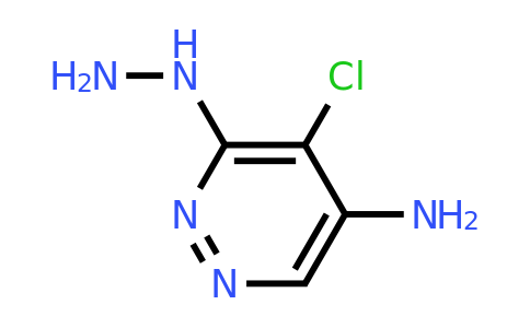 5-chloro-6-hydrazinylpyridazin-4-amine