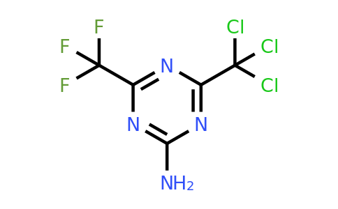 CAS 61082-43-7 | 4-(Trichloromethyl)-6-(trifluoromethyl)-1,3,5-triazin-2-amine