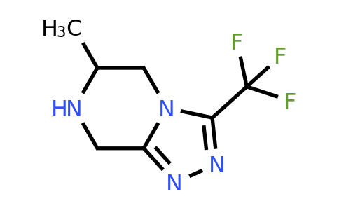 CAS 611240-75-6 | 6-methyl-3-(trifluoromethyl)-5,6,7,8-tetrahydro-[1,2,4]triazolo[4,3-a]pyrazine