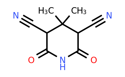 CAS 61193-04-2 | 4,4-Dimethyl-2,6-dioxopiperidine-3,5-dicarbonitrile