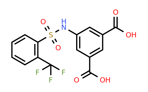 CAS 612042-42-9 | 5-[2-(trifluoromethyl)benzenesulfonamido]benzene-1,3-dicarboxylic acid