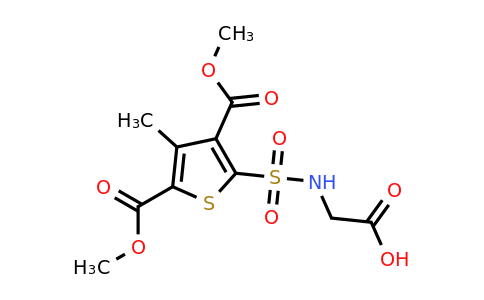 CAS 612044-88-9 | 2-[3,5-bis(methoxycarbonyl)-4-methylthiophene-2-sulfonamido]acetic acid