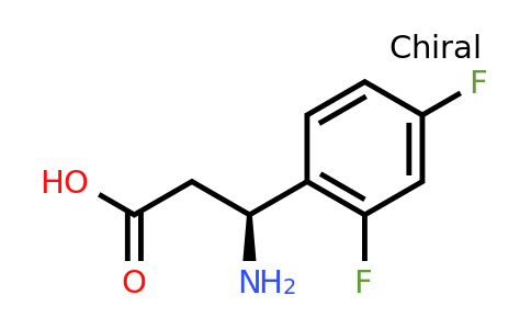 CAS 612532-16-8 | (3S)-3-Amino-3-(2,4-difluorophenyl)propanoic acid