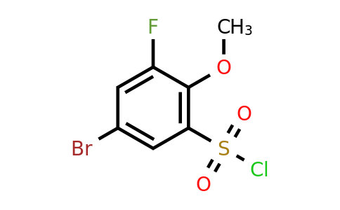 CAS 612541-19-2 | 5-Bromo-3-fluoro-2-methoxybenzene-1-sulfonyl chloride