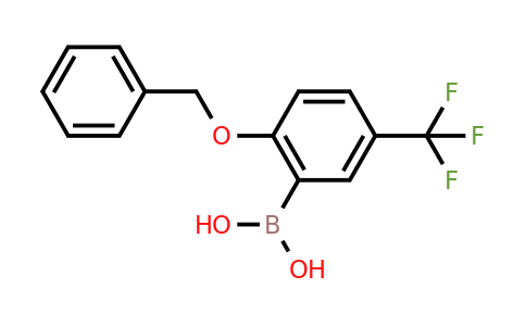 CAS 612833-41-7 | 2-Benzyloxy-5-trifluoromethylphenylboronic acid