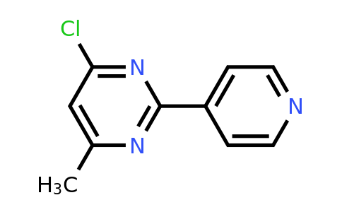 CAS 61310-33-6 | 4-Chloro-6-methyl-2-(pyridin-4-yl)pyrimidine