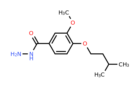 CAS 613656-76-1 | 3-methoxy-4-(3-methylbutoxy)benzohydrazide