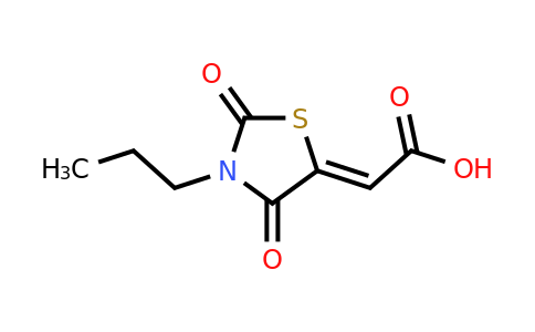 CAS 613656-85-2 | (2Z)-(2,4-Dioxo-3-propyl-1,3-thiazolidin-5-ylidene)acetic acid