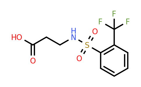 CAS 613657-96-8 | 3-[2-(trifluoromethyl)benzenesulfonamido]propanoic acid