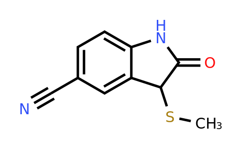 CAS 61394-58-9 | 3-(Methylsulfanyl)-2-oxo-2,3-dihydro-1H-indole-5-carbonitrile