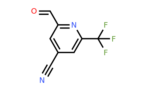 CAS 615580-27-3 | 2-Formyl-6-(trifluoromethyl)-4-pyridinecarbonitrile