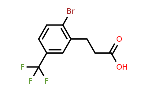 CAS 61598-69-4 | 3-(2-bromo-5-(trifluoromethyl)phenyl)propanoic acid