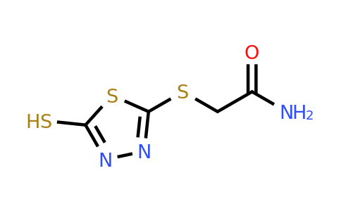 CAS 61607-12-3 | 2-[(5-sulfanyl-1,3,4-thiadiazol-2-yl)sulfanyl]acetamide