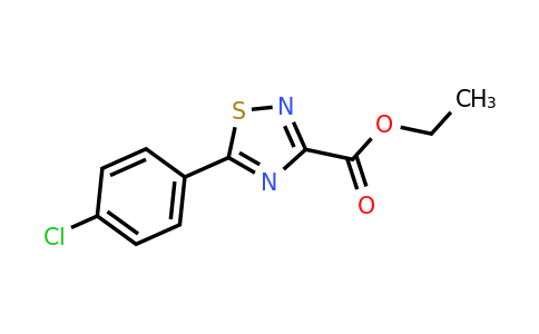 CAS 61689-36-9 | Ethyl 5-(4-chlorophenyl)-1,2,4-thiadiazole-3-carboxylate