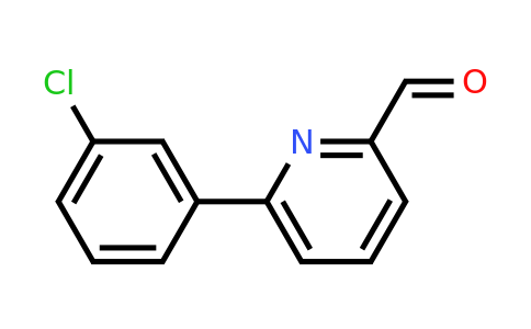 CAS 61704-38-9 | 6-(3-Chlorophenyl)picolinaldehyde